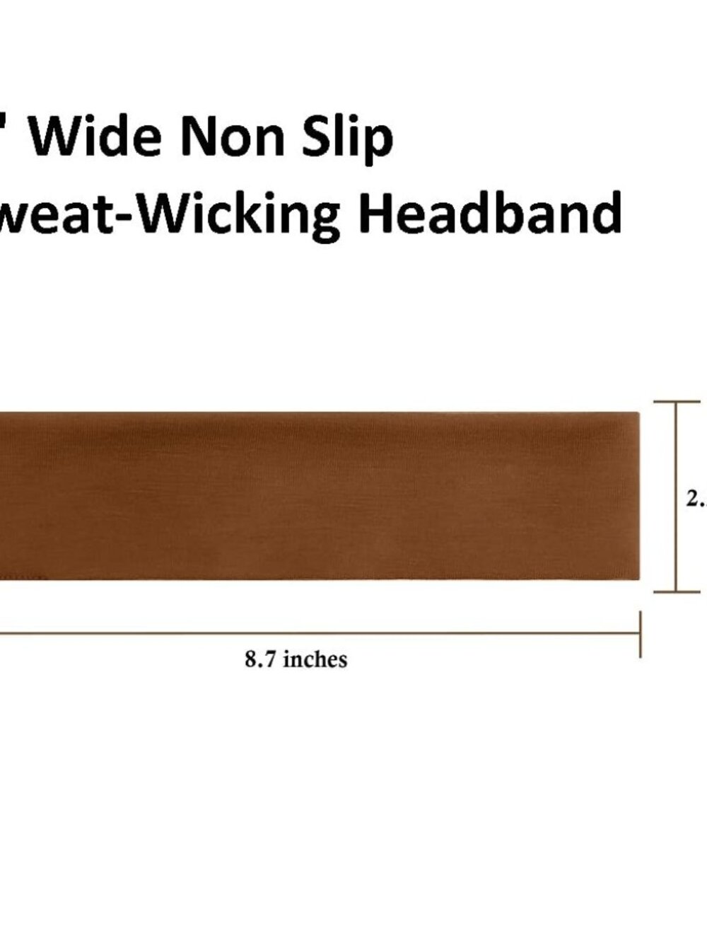 Headbands for Women Short Hair Non Slip Elastic Sweat Hairbands Soft Fabric Hair - Picture 2 of 7
